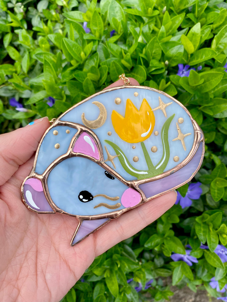 ✨Custom Pet Rat Stained Glass Ornament! ✨