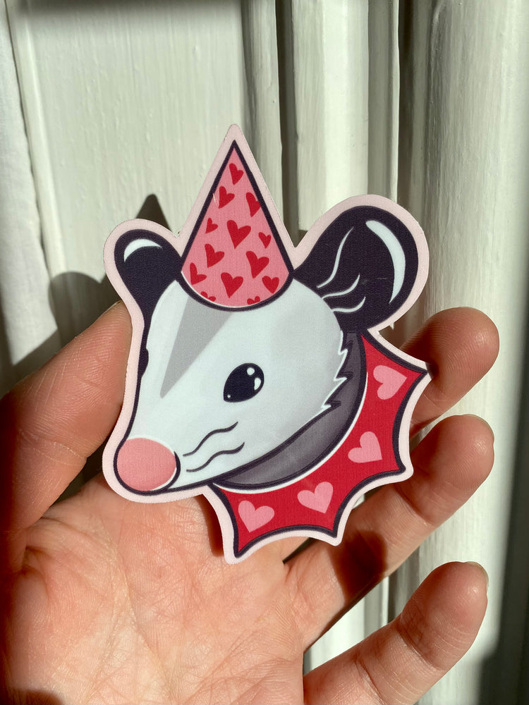 Lovely Opossum Waterproof Vinyl Sticker