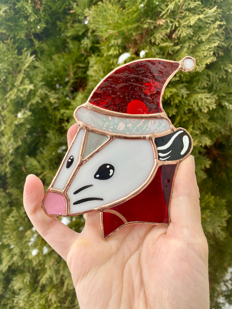 Stained glass christmas deals ornaments