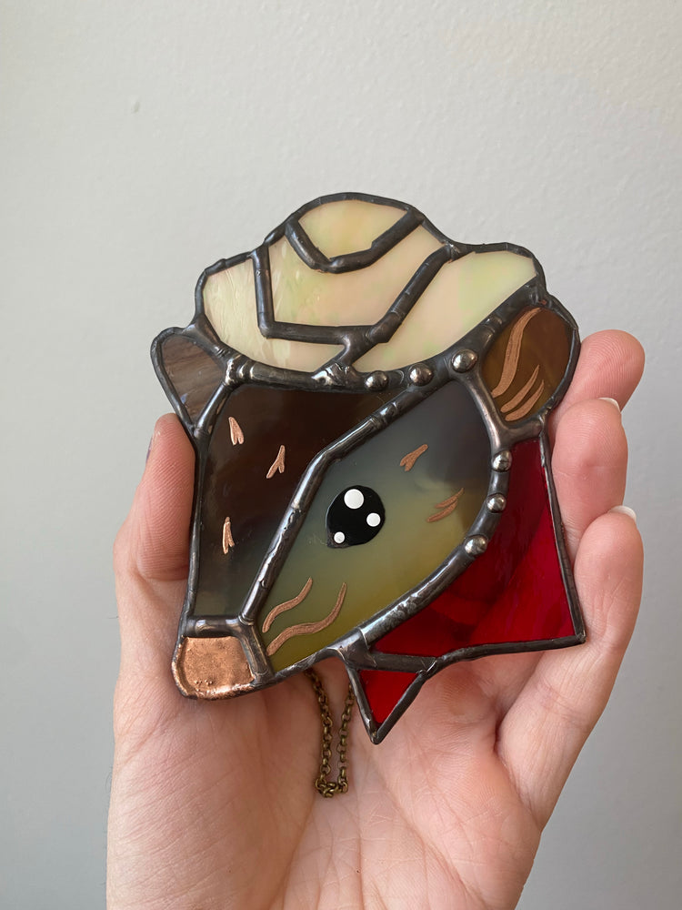 Mini Cowboy Squirrel Suncatcher