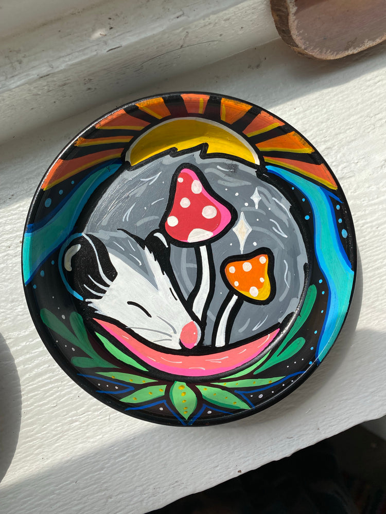 Magic Mushrom Opossum Trinket Dish