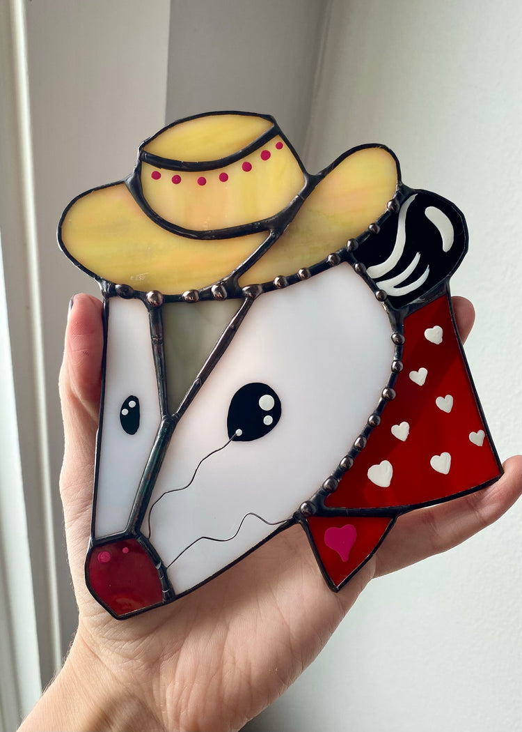 Heart Bandana Cowboy Opossum