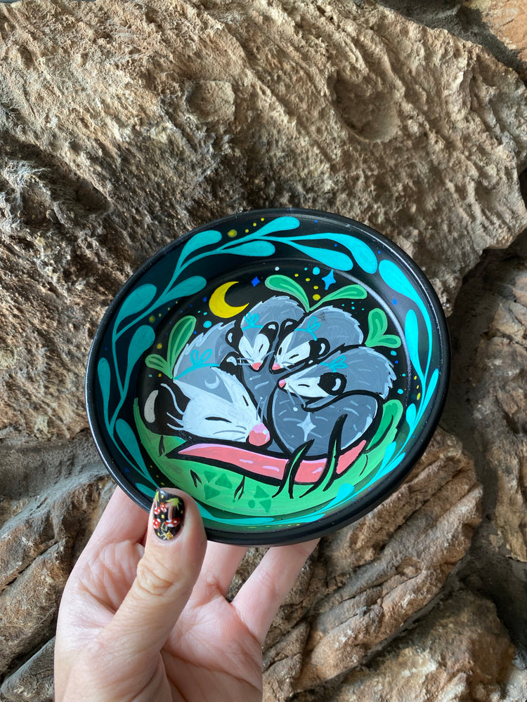 Mama Opossum Trinket Dish