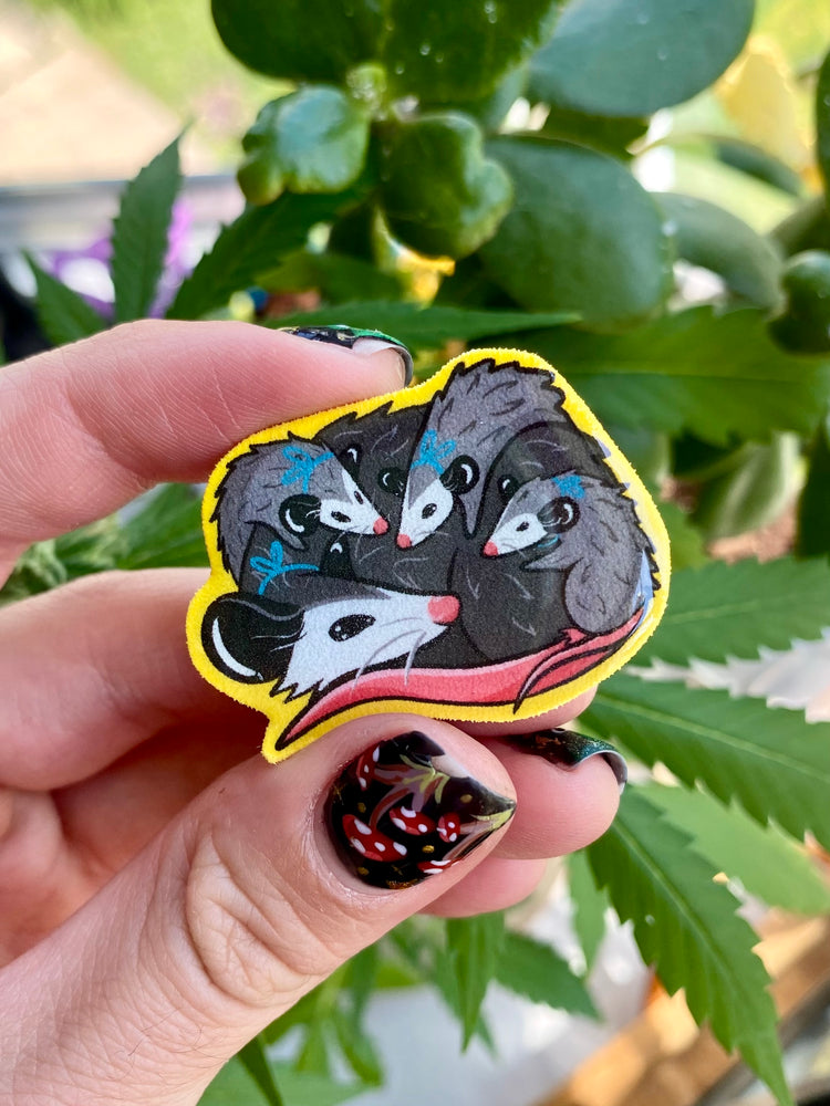 Mamma Opossum Pin